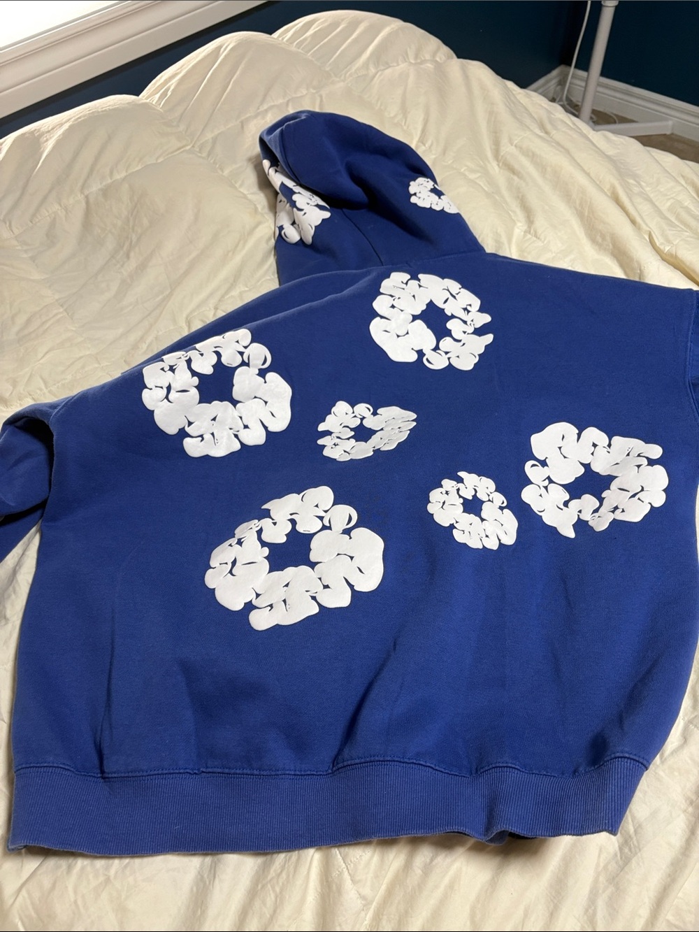 Dark Blue Denim Tears Hoodie - Picture 6 of 6